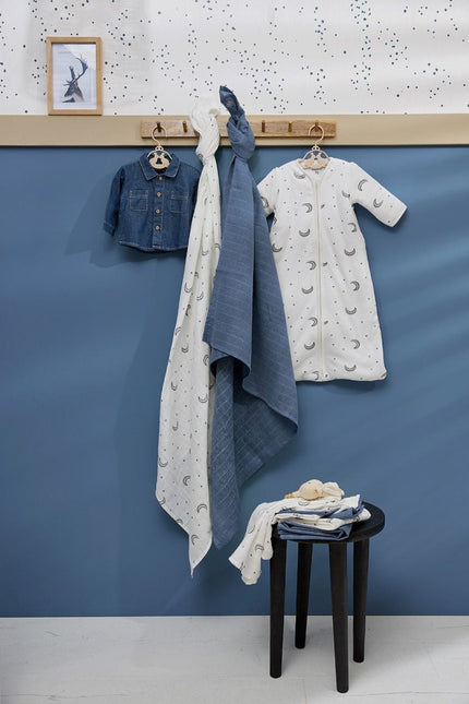 Meyco Slaapzak Baby Moon Baby Indigo - Meyco - Babywinkel - 4054703183887