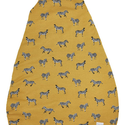Meyco Slaapzak Baby Winter Rond 2 - Delig Zebra Animal Honey Gold - Meyco - Babywinkel - 4054703101416