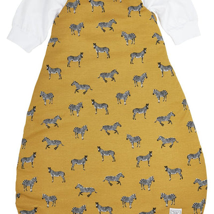 Meyco Slaapzak Baby Winter Rond 2 - Delig Zebra Animal Honey Gold - Meyco - Babywinkel - 4054703101416