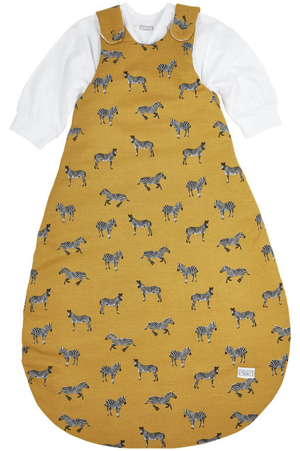 Meyco Slaapzak Baby Winter Rond 2 - Delig Zebra Animal Honey Gold - Meyco - Babywinkel - 4054703101416