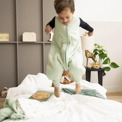 Meyco Slaapzak Baby Winter Slub Baby Soft Green - Meyco - Babywinkel - 4054703184464