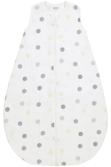 Meyco Slaapzak Baby Zomer Rond Honeycomb Forest Green koop je bij Babywinkel
