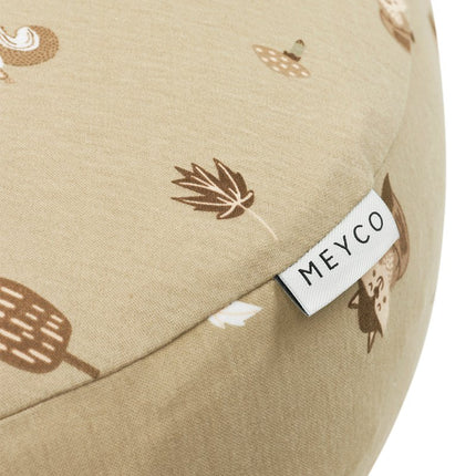Meyco Voedingskussen Hoes Forest Animals Sand - Meyco - Babywinkel - 4054703286304
