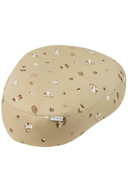Meyco Voedingskussen Hoes Forest Animals Sand - Meyco - Babywinkel - 4054703286304