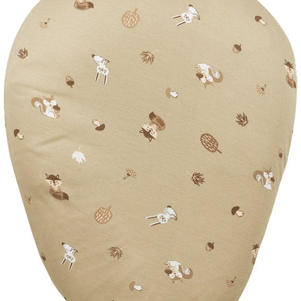 Meyco Voedingskussen Hoes Forest Animals Sand - Meyco - Babywinkel - 4054703286304