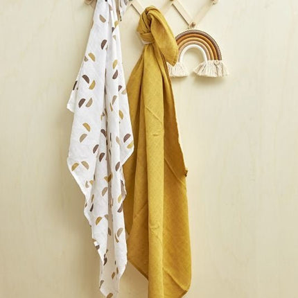 Meyco Wasbare Luier Shapes Honey Gold 3st - Meyco - Babywinkel - 4054703452990