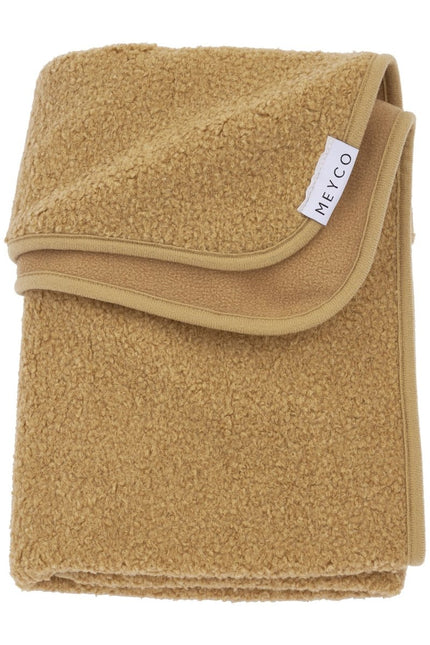 Meyco Wiegdeken BoucleÃÅ Uni Toffee - Meyco - Babywinkel - 4054703391718