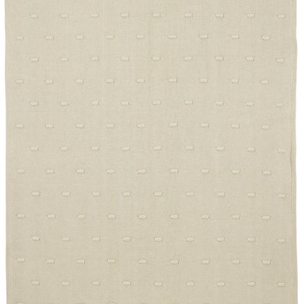 Meyco Wiegdeken Knots Teddy Soft Sand 75X100cm - Meyco - Babywinkel - 4054703166217