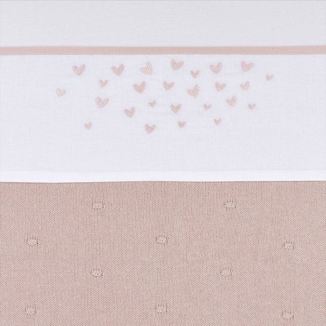 Meyco Wieglaken Hearts Soft Pink 75X100cm - Meyco - Babywinkel - 4054703146646