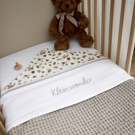 Meyco Wieglaken Klein Wonder Greige 75X100cm - Meyco - Babywinkel - 4054703164190