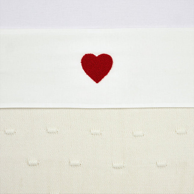 Meyco Wieglaken Sweet Heart Red 75X100cm - Meyco - Babywinkel - 4054703625912