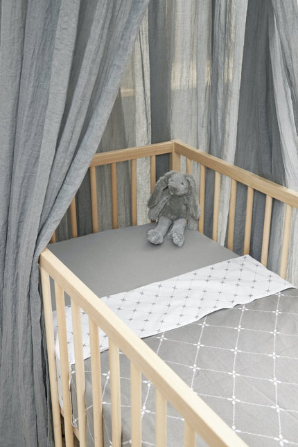 Meyco WieglakenxMrs. Keizer 2St Louis Grijs - Meyco - Babywinkel - 4054703443608