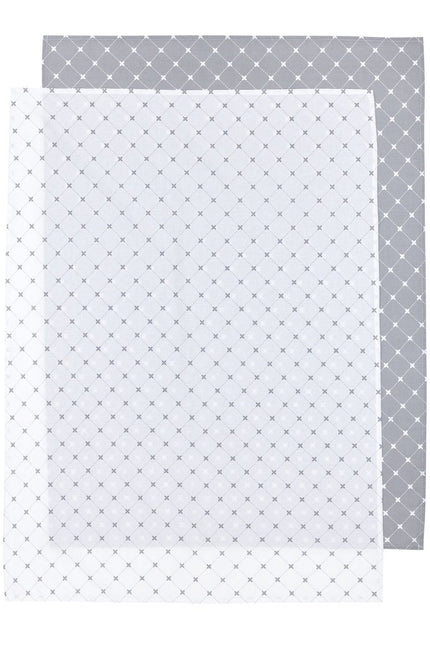 Meyco WieglakenxMrs. Keizer 2St Louis Grijs - Meyco - Babywinkel - 4054703443608