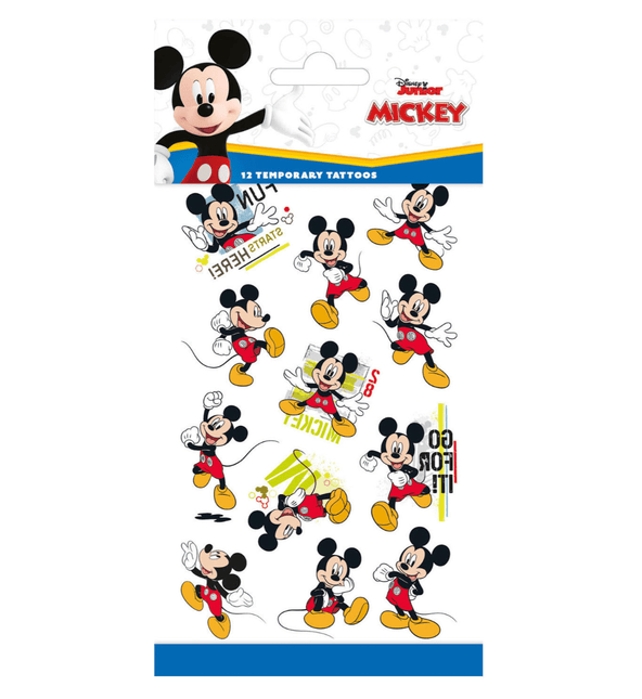 Mickey Mouse Nep Tattoos - Babywinkel - 8718819315278