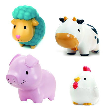 Munchkin Badspeelgoed Waterspuidende Boerderij Dieren 4St - Munchkin - Babywinkel - 5019090120005