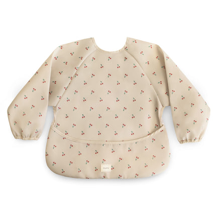 MUSHIE - LONG SLEEVE BIB - Cherries