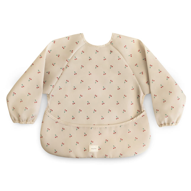 MUSHIE - LONG SLEEVE BIB - Cherries