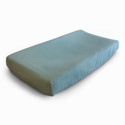 Mushie Aankleedkussenhoes Roman Green - Mushie - Babywinkel - 810052465654