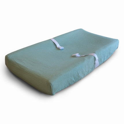 Mushie Aankleedkussenhoes Roman Green - Mushie - Babywinkel - 810052465654