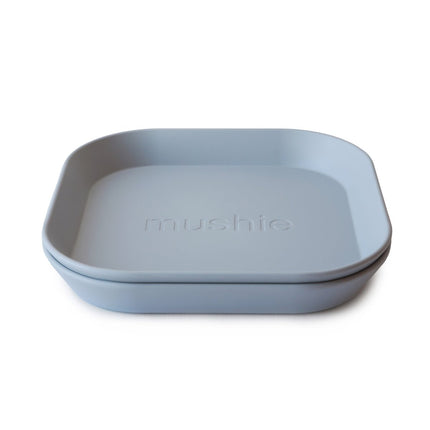 Mushie Baby Bordje Vierkant Cloud 2st - Mushie - Babywinkel - 7426999780618