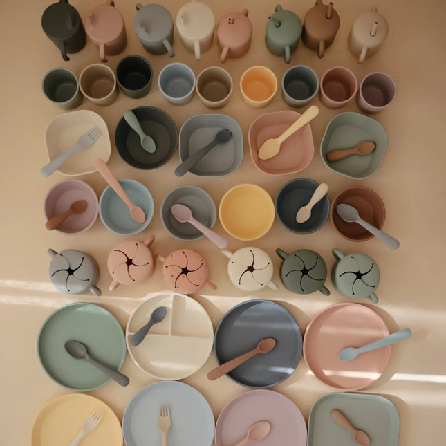 Mushie Baby Kom Rond Soft Lilac 2st koop je bij Babywinkel