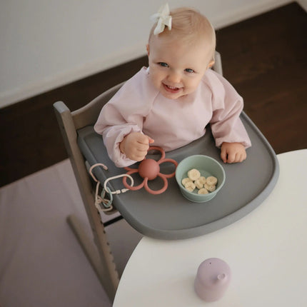 Mushie Baby Kom Siliconen Cambridge Blue - Mushie - Babywinkel - 810052460475