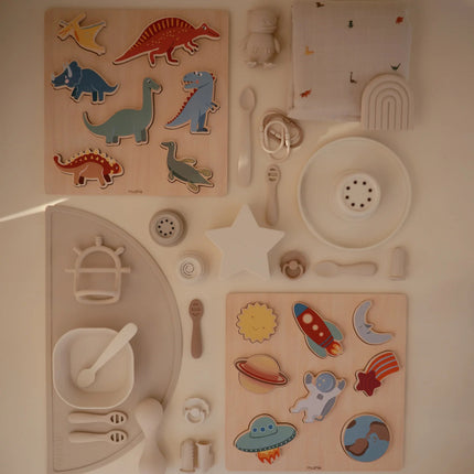 Mushie Babybord Ivory - Mushie - Babywinkel - 810052467467