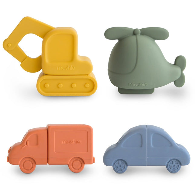 Mushie Badspeelgoed Voertuigen 4St - Mushie - Babywinkel - 840355800241