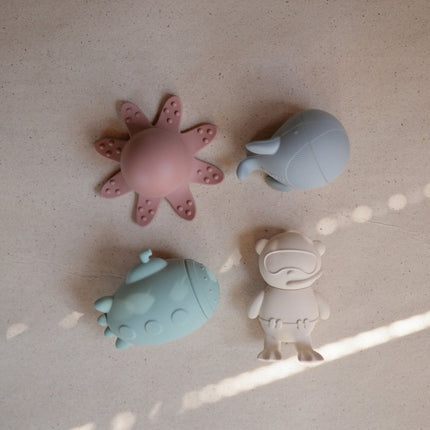 Mushie Badspeelgoed Zeeleven 4St - Mushie - Babywinkel - 840355800654