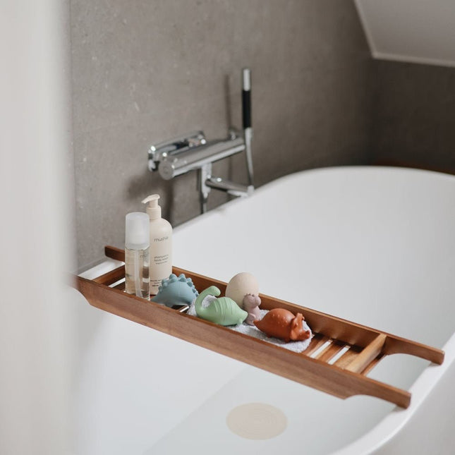 Mushie Badspeelgoed Dino 4 - Pack Set koop je bij Babywinkel