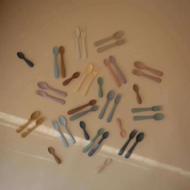 Mushie Bestekset Smoke 2 - delig koop je bij Babywinkel