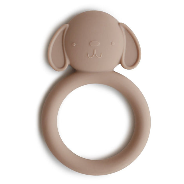 Mushie Bijtring Hond Natural - Mushie - Babywinkel - 810052464169