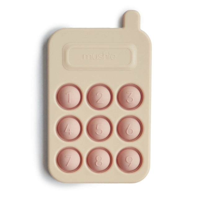 Mushie Educatief Speelgoed Druk Telefoon Blush - Mushie - Babywinkel - 810052465821