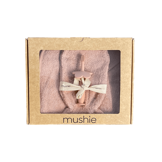Mushie Giftbox Bath Time Blush 3 Delig - Mushie - Babywinkel - 5715239024929