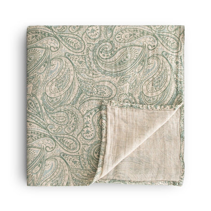 Mushie Inbakerdoek Green Paisley - Mushie - Babywinkel - 810052469430