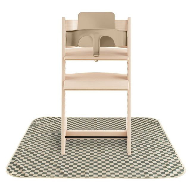 Mushie Knoeimat Olive Check koop je bij Babywinkel