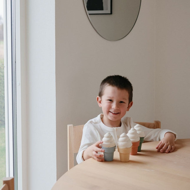 Mushie Badspeelgoed Ijsjes Gekleurd 4St koop je bij Babywinkel