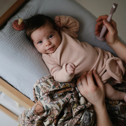 Mushie Slaapzak Baby Blush Newborn - Mushie - Babywinkel - 810052465043