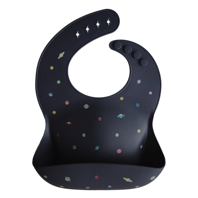 Mushie Slabbetje Silicone Planet koop je bij Babywinkel