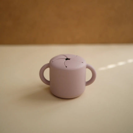 Mushie Snackbakje Soft Lilac - Babywinkel - 810052464367