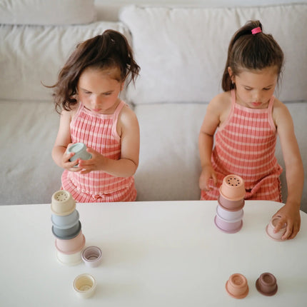 Mushie Stapeltoren Pastel - Mushie - Babywinkel - 810052461397