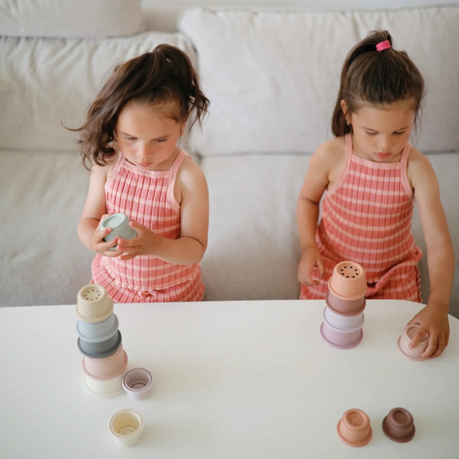 Mushie Stapeltoren Pastel - Mushie - Babywinkel - 810052461397