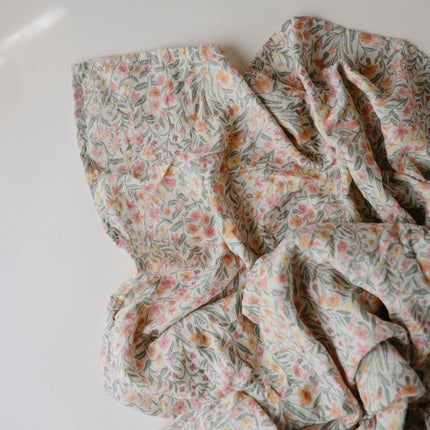 MUSHIE - SWADDLE - Pastel Blooms - Mushie - Babywinkel - 840355801460