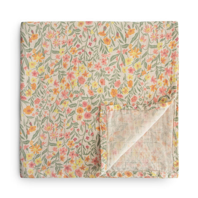 MUSHIE - SWADDLE - Pastel Blooms - Mushie - Babywinkel - 840355801460