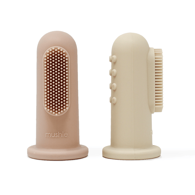 Mushie Tandenborstel Sand/Blush - Mushie - Babywinkel - 810052460192