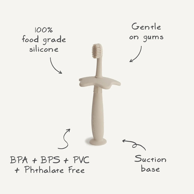 Mushie Tandenborstel Shifting Sand koop je bij Babywinkel