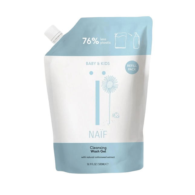 Naif Babyzeep Voor Baby en Kids Navulverpakking 500ml - Naif - Babywinkel - 8720254710617