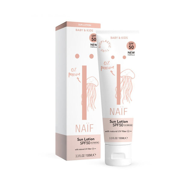 Naif Verzorgingsset Baby Zonnebrand Lotion Spf 50 - Naif - Babywinkel - 8720254710310