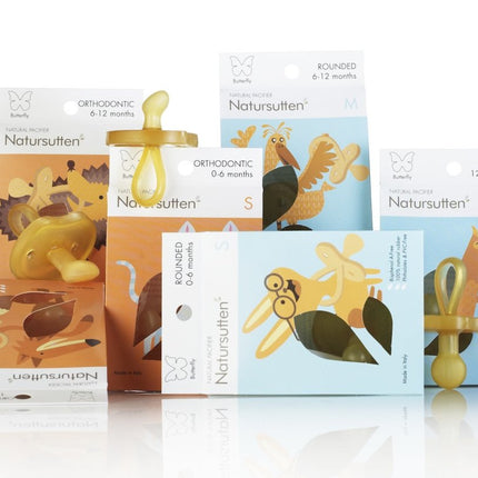 Natursutten Speen Vlinder Anatomisch M - Natursutten - Babywinkel - 894654002417