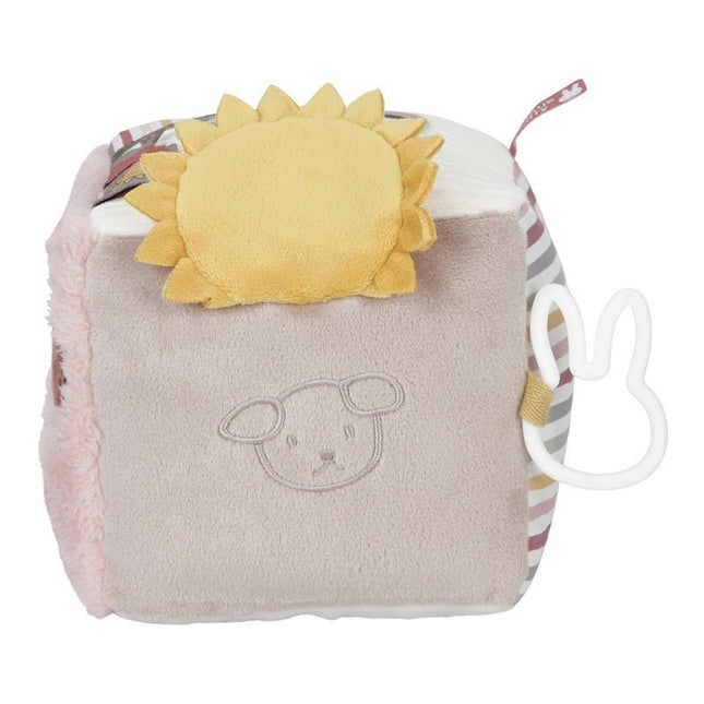 Nijntje Educatief Speelgoed Fluffy Kubus Pink koop je bij Babywinkel